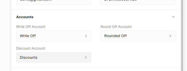 Set Discount Account